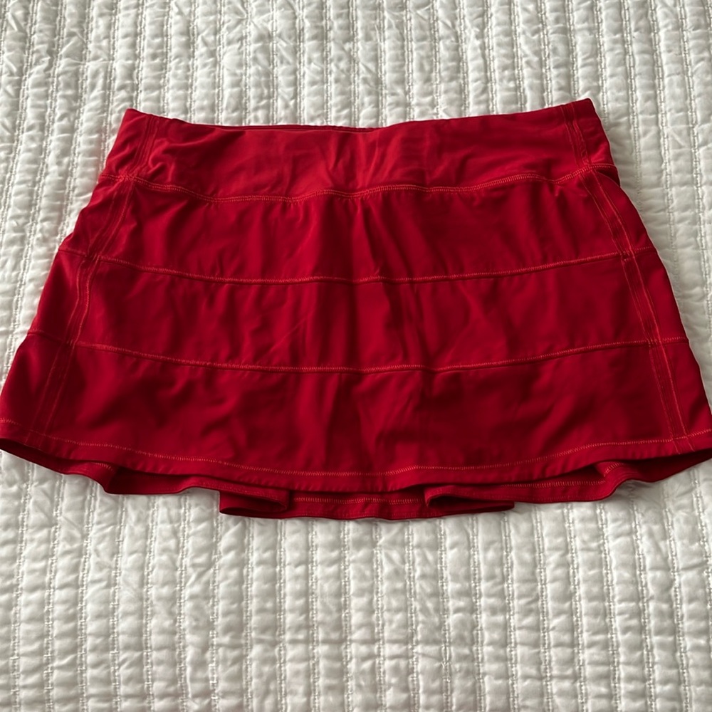 LULULEMON Pace Rival Mid-rise skirt Dark Rec (Size 10)